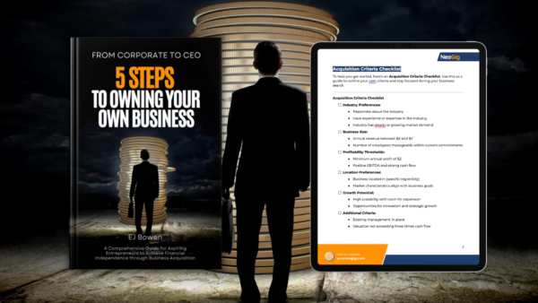 The Ultimate Checklist to Business Acquisition for Corporate Professionals