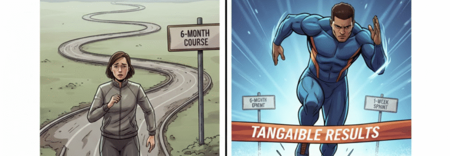 Why I Teach Sprints Instead of Courses